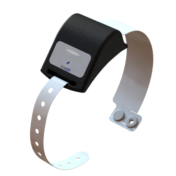 Mockup of Neuralert wristband device